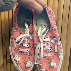 VANS Disney Pixar Toy Story Woody & Bo Peep Authentic Sneakers Women’s